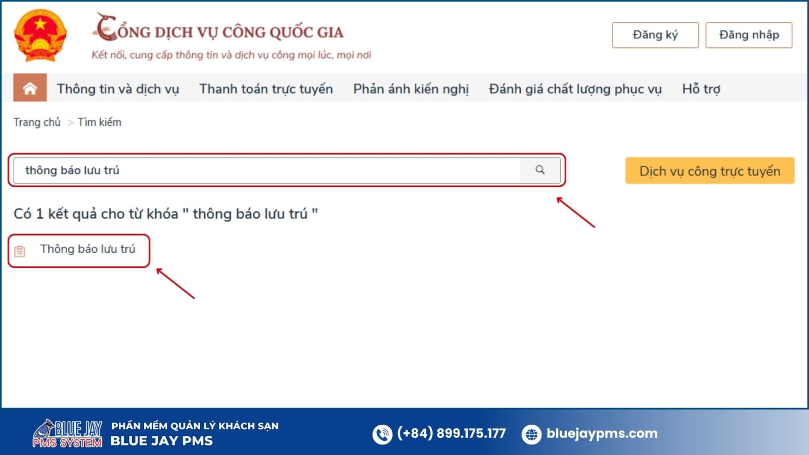  khai báo lưu trú khách sạn online